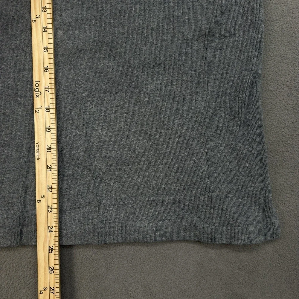 Vintage Polo Ralph Lauren Sweater Men M Gray 1/4 Zip Mock Neck Pullover Outdoors
